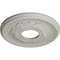 Ekena Millwork Palmetto Ceiling Medallion (Fits Canopies up to 4 7/8"), 12 1/8"OD x 3 1/2"ID x 1"P, Pot of Cream CM12PMPCF - alternate 2